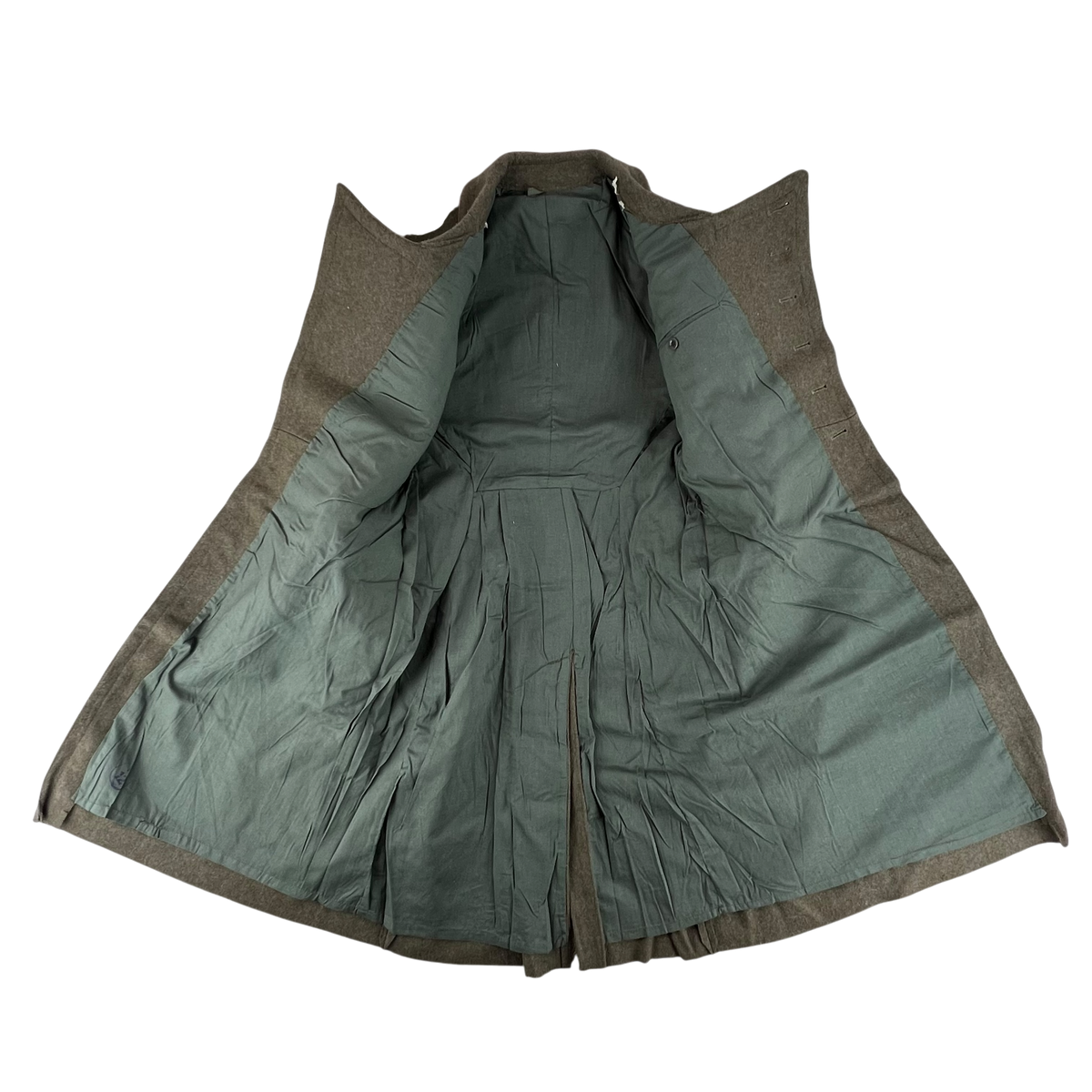 Bulgarian Army Khaki Wool Greatcoat - Small
