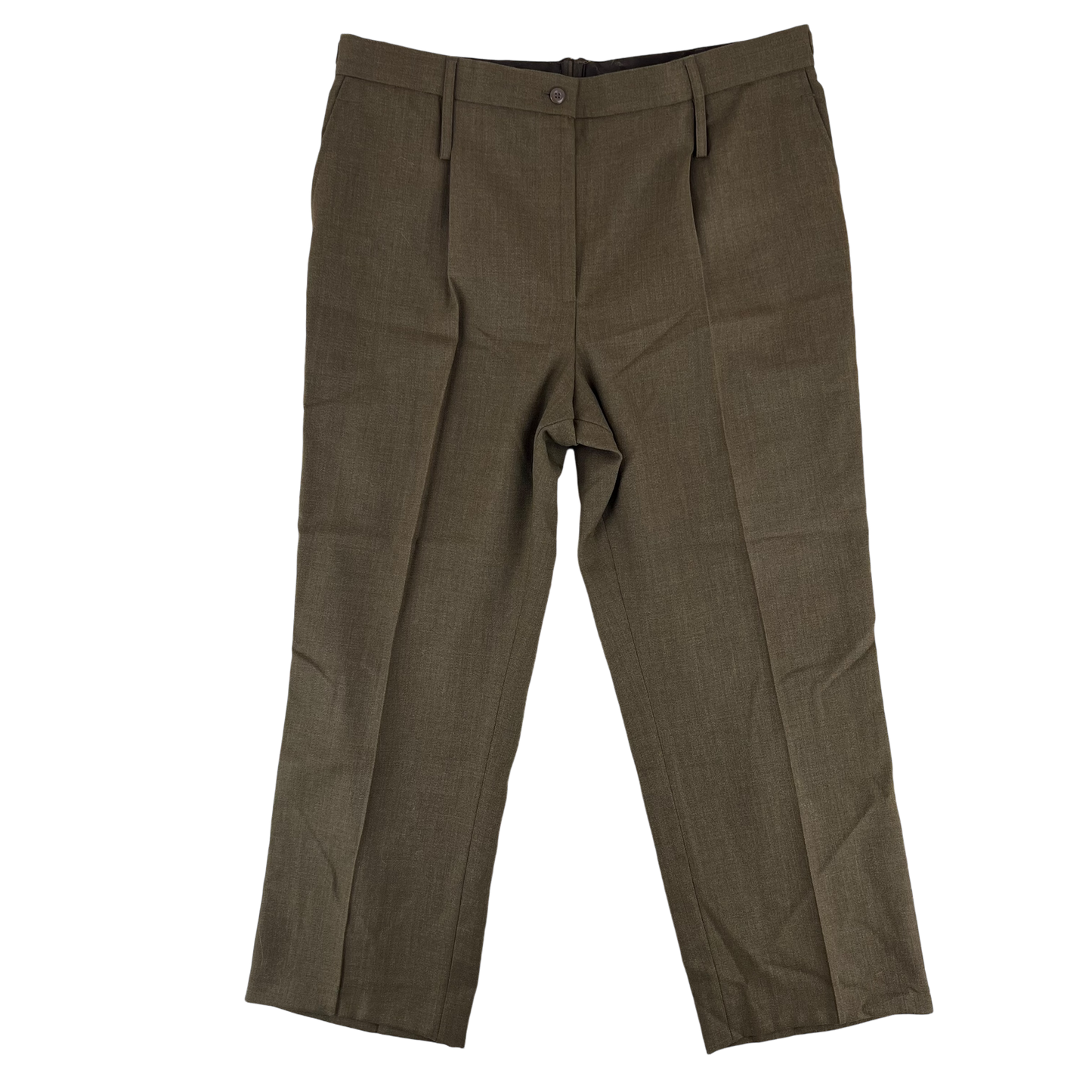 British Army No. 2 FAD Barracks Brown Women's Slacks Trousers - W38 L28.5