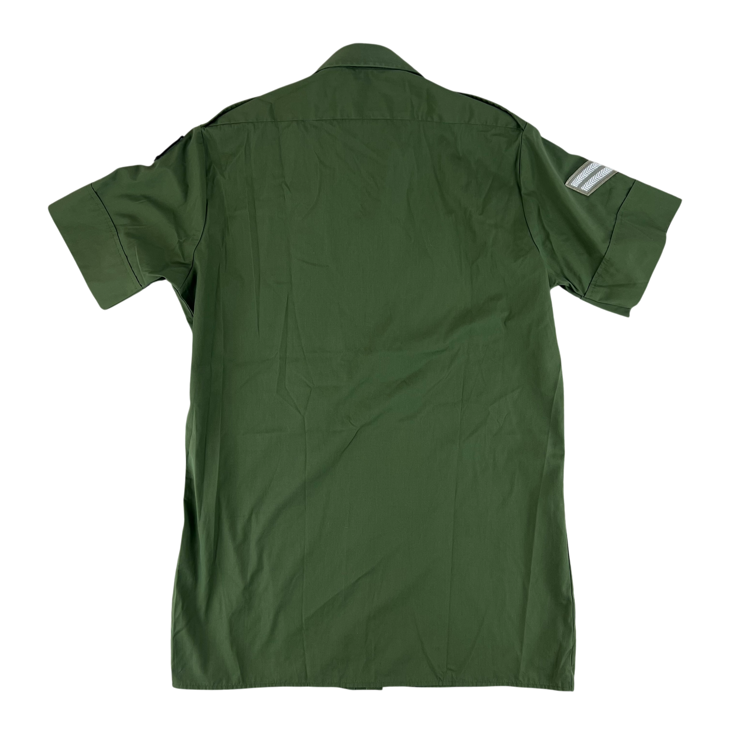British Army Mens Olive Green Shirt Short Sleeve - Medium C38/40