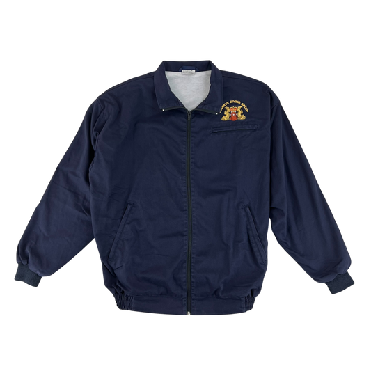 British Army / Tri-Services Navy Blue PTI Tracksuit Top Jacket - Large 180/108