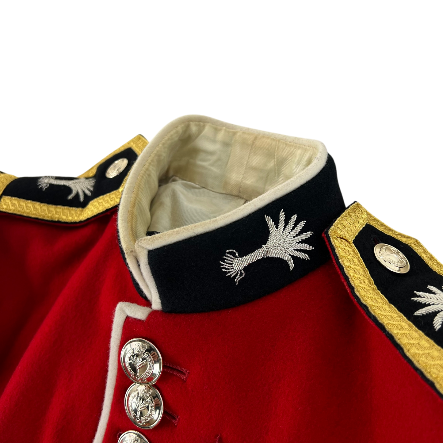British Army CQMS & Sergeants Bandsman's Tunic Jacket w/ Wings - Welsh Guards - Small