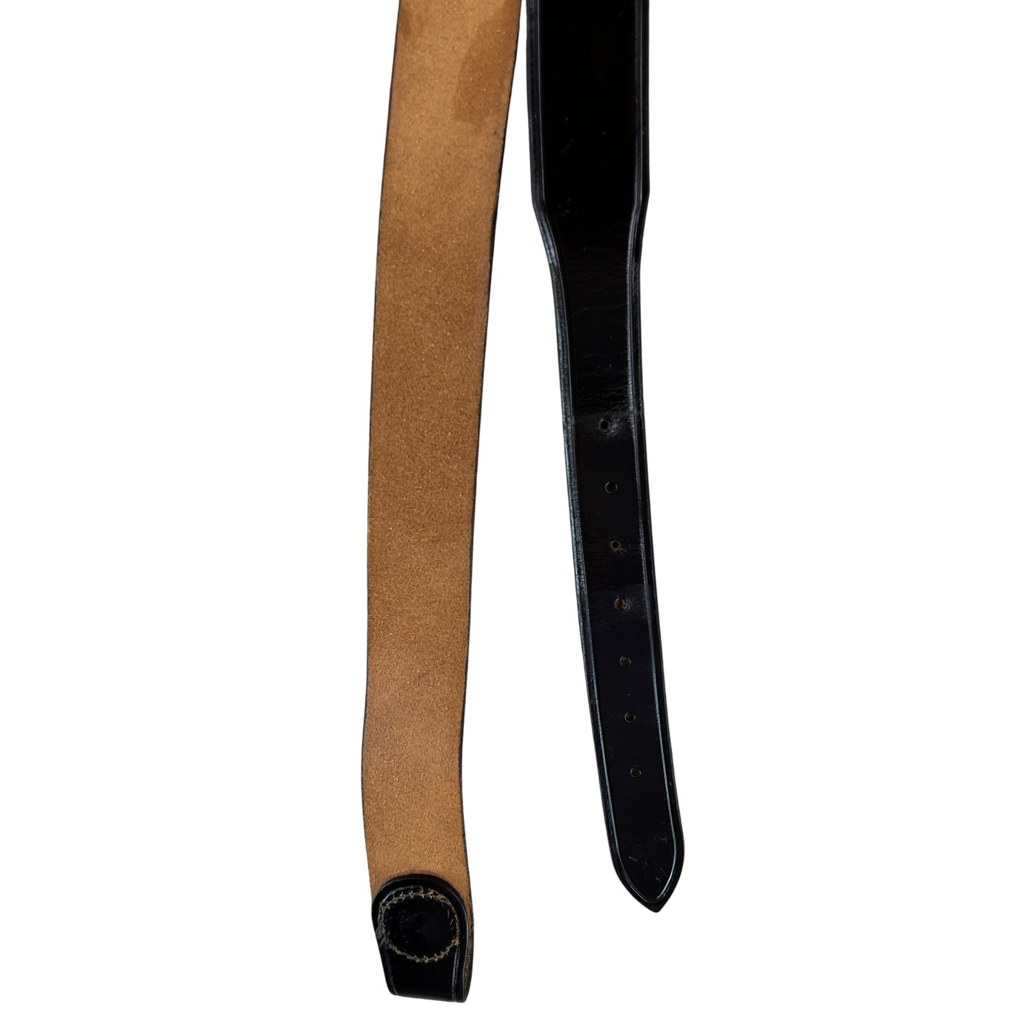 British Army Dark Brown Leather Sam Browne Belt Shoulder Strap - Size 6 L42"
