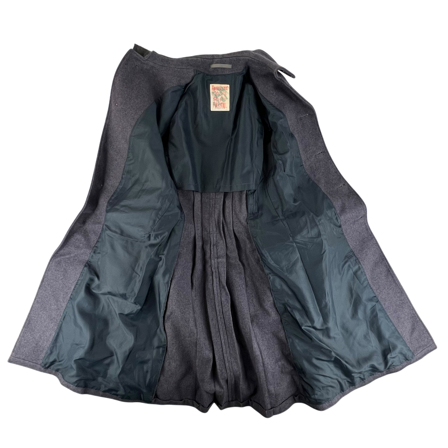 British Army 80s Footguards Wool Greatcoat - Royal Regiment of Wales - Medium 182/92