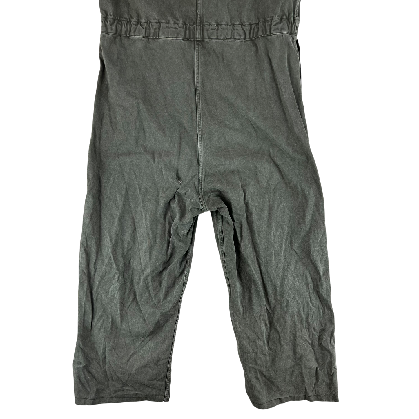 Dutch Army 70s Olive Drab Cotton Coveralls - Medium