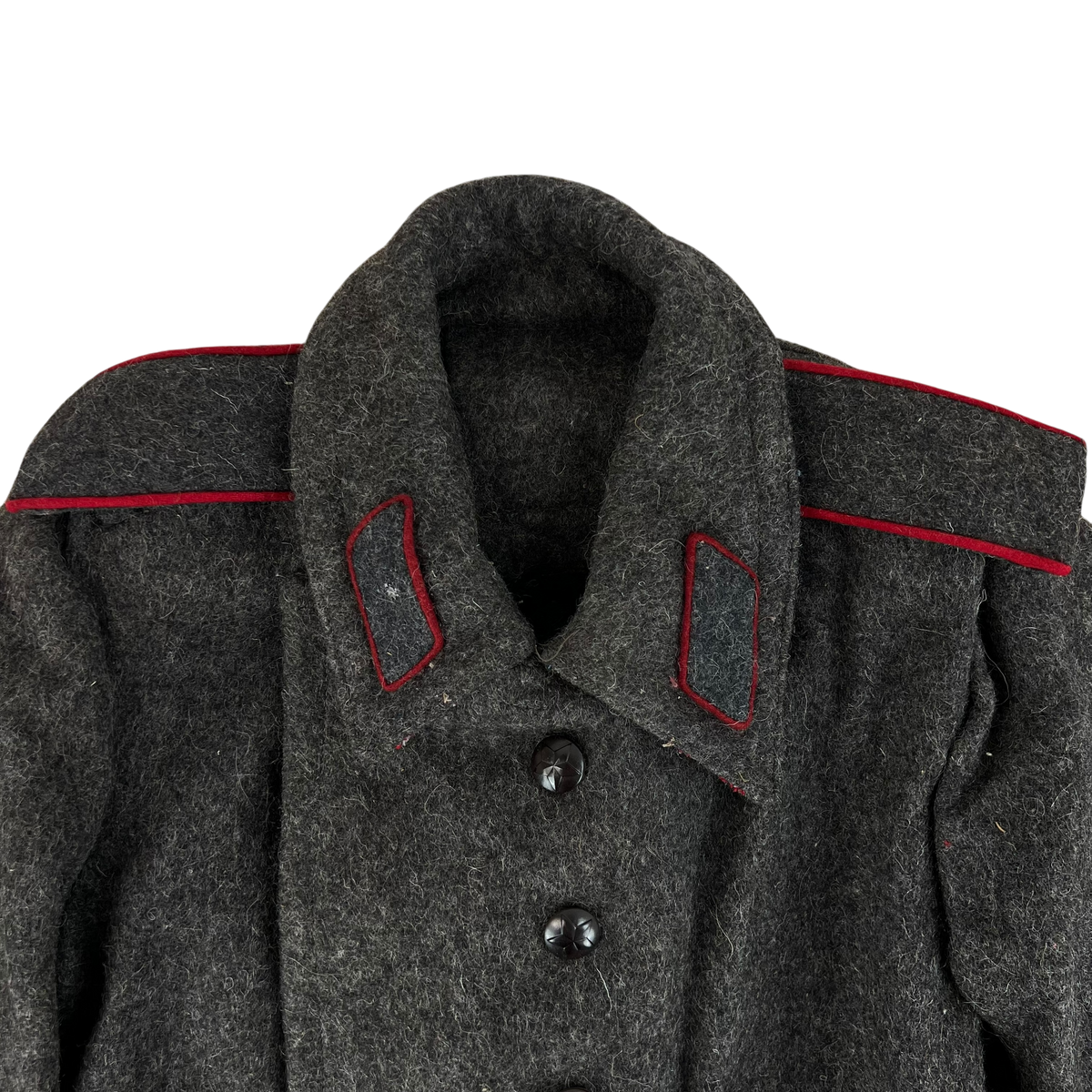 Bulgarian People's Army 70s Grey Wool Greatcoat - Medium