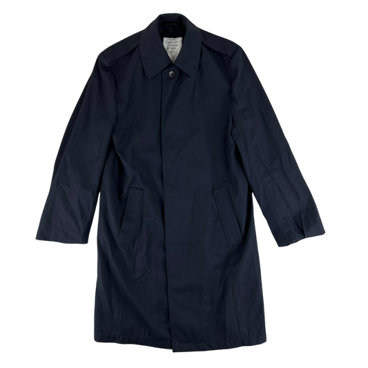 British Royal Navy Officer's Raincoat Mac Coat - Medium 176/92