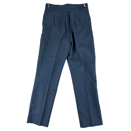 British RAF Women's 72 Pattern Lightweight Blue-Grey Dress Trousers - W30 L31