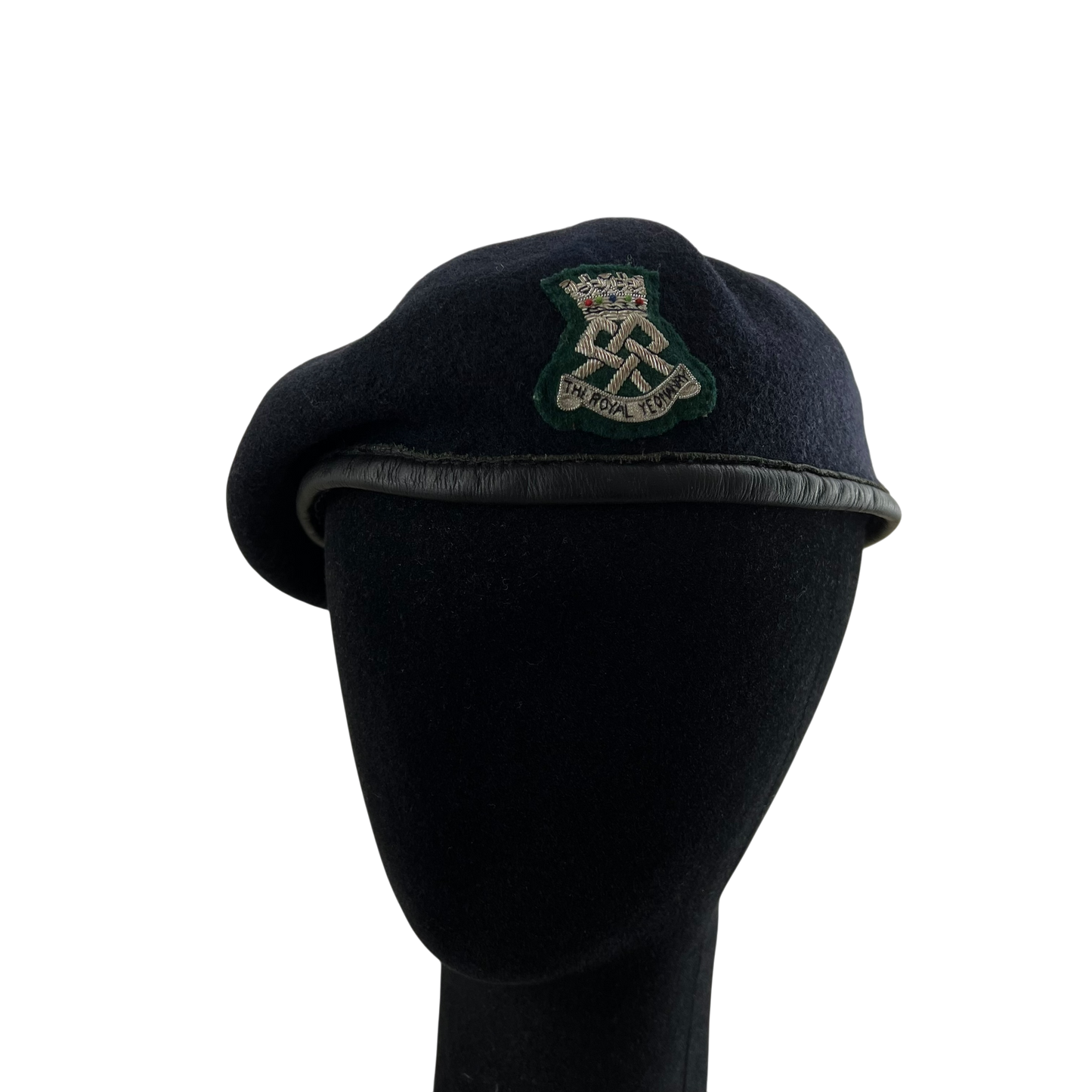 British Army Beret w/ Patch - Royal Yeomanry - Small