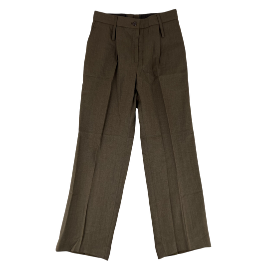 British Army No. 2 FAD Barracks Brown Women's Slacks Trousers - W28 L29