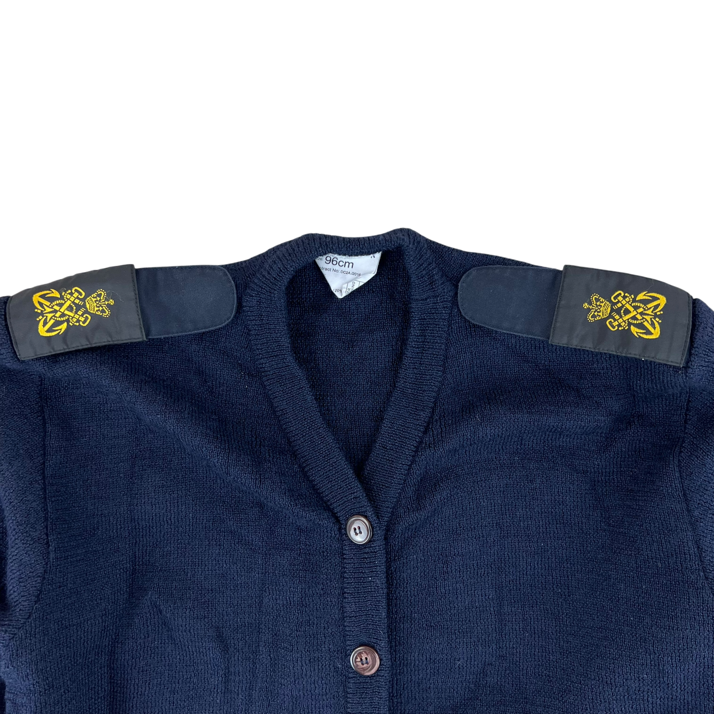 British Royal Navy Women's Blue Cardigan - Medium 96cm