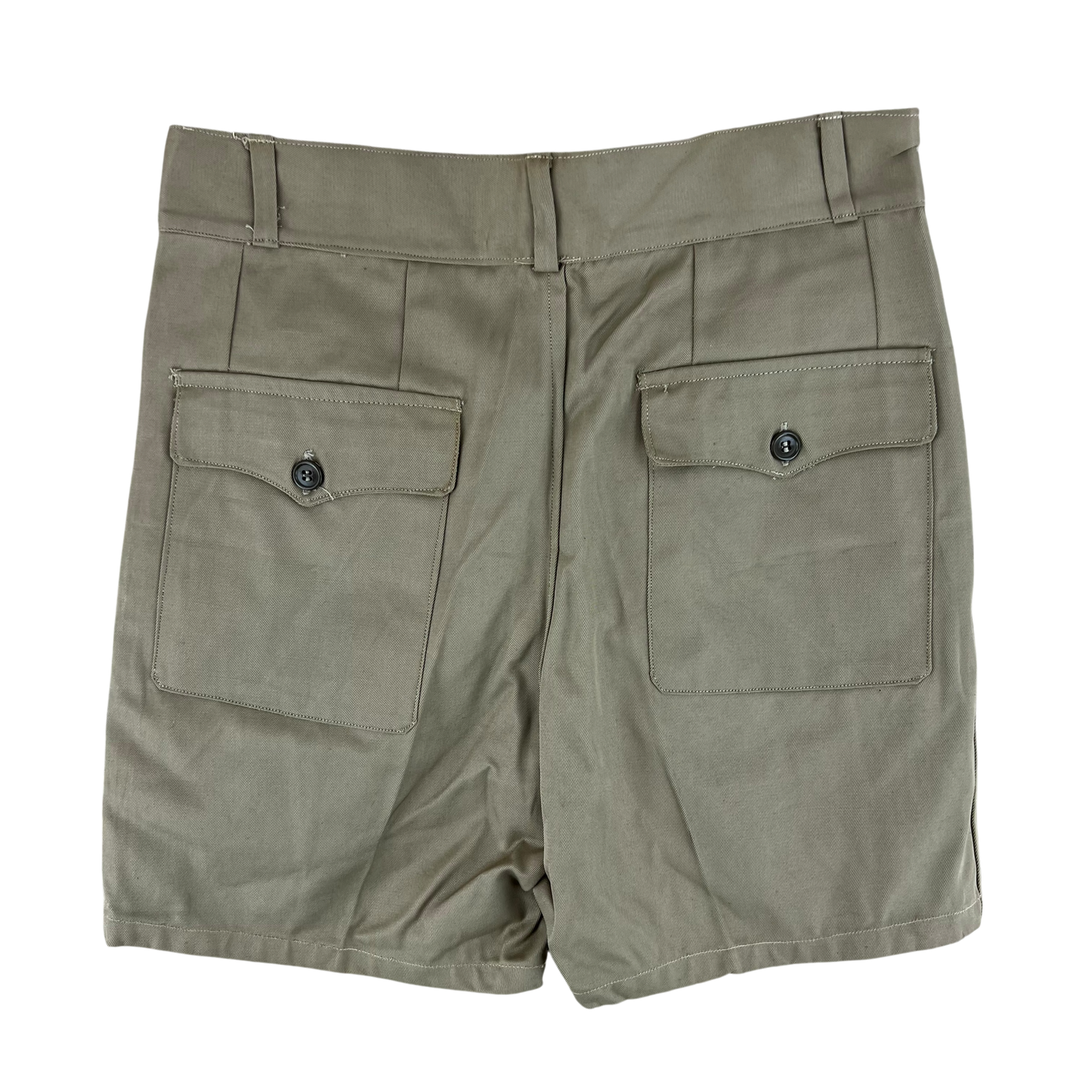 Italian Army 70s Stone Chino Shorts - W27