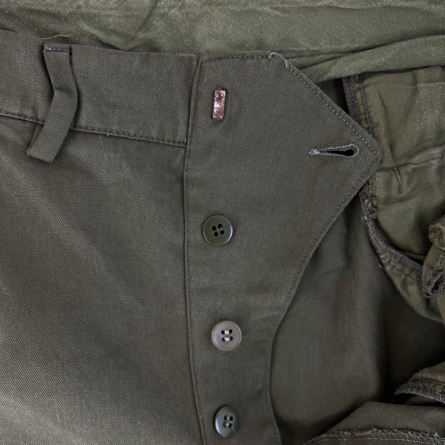 Italian Army Olive Drab Roma 75 Shorts - W33