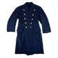 Romanian People's Navy 80s Blue Wool Greatcoat - Medium