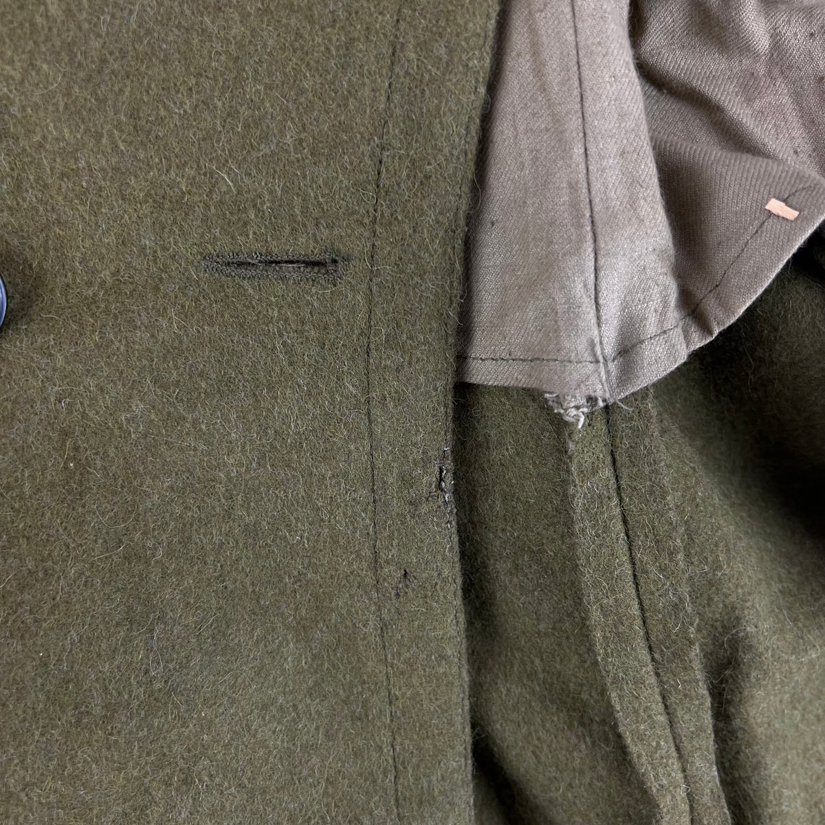 Romanian People's Army 70s Khaki Wool Greatcoat - Medium