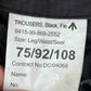 British Army SAS S95 Black Field Trousers - W36 L29