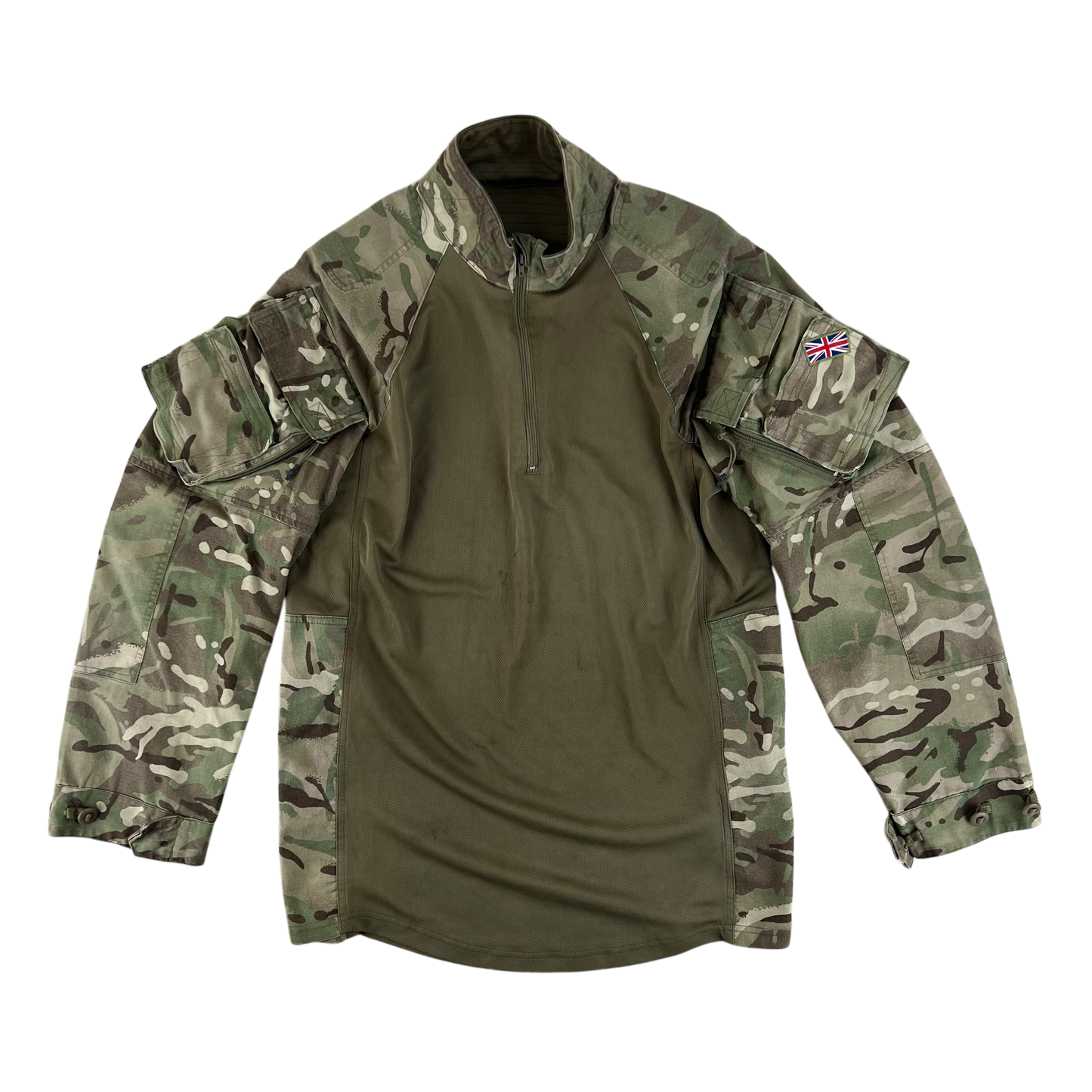 British Army P23 MTP Camouflage Olive Green UBACS Combat Shirt - Medium 180/100