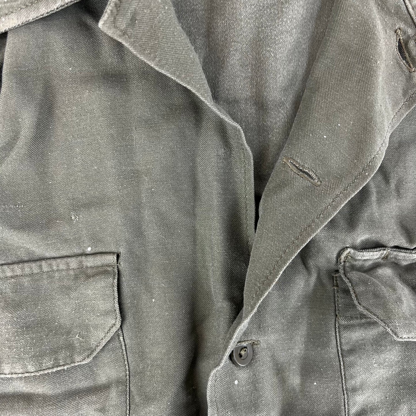 German Army Olive Green Long Sleeve Field Shirt - Large GrNr4