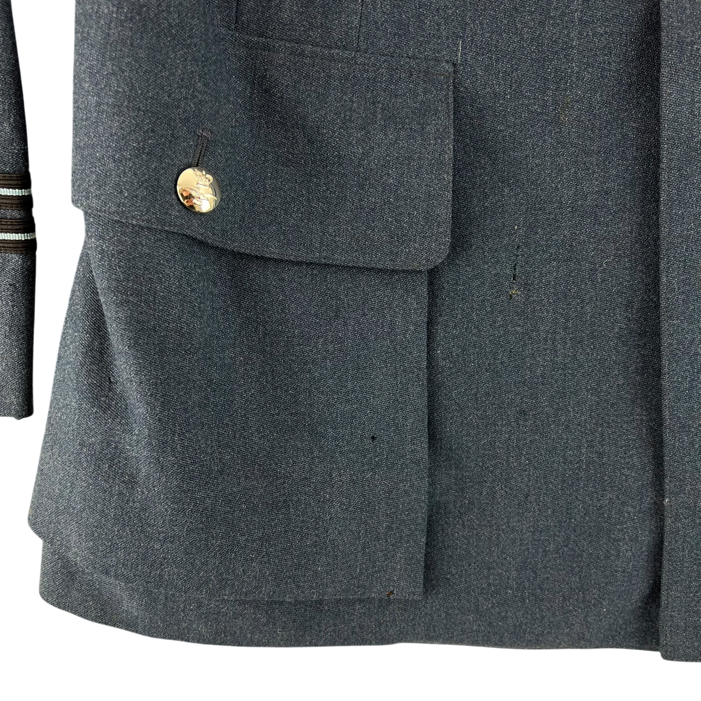 British Royal Air Force 70s No. 1 Dress Jacket w/ Belt - Medium