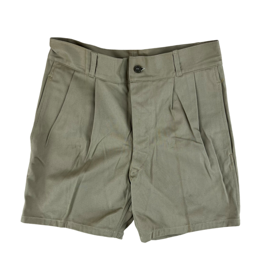 Italian Army 70s Stone Chino Shorts - W27