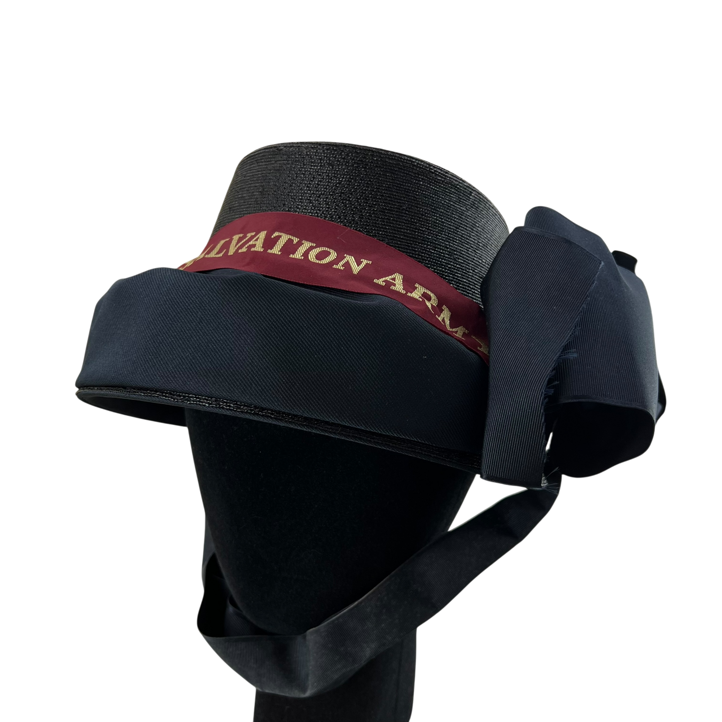 British Salvation Army 60's Women's Dress Bonnet - Small