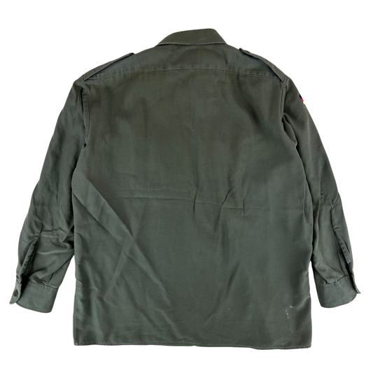 German Army Olive Green Long Sleeve Field Shirt - Large