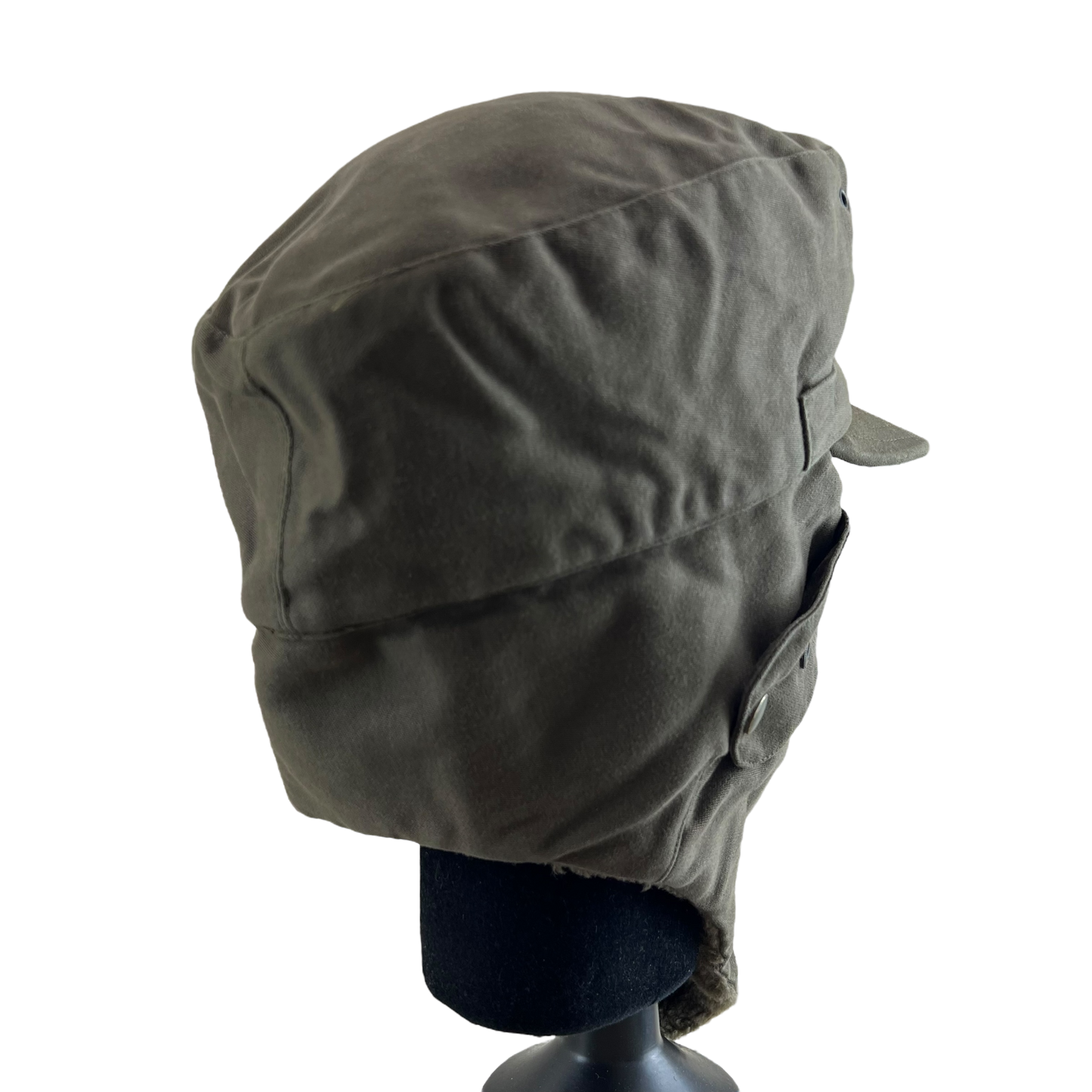 Austrian Army Olive Drab Cold Weather Trapper Cap - Medium 58cm