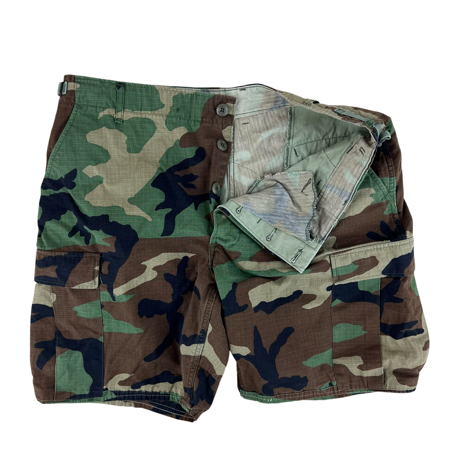US Army M81 Woodland Camouflage Shorts - W38