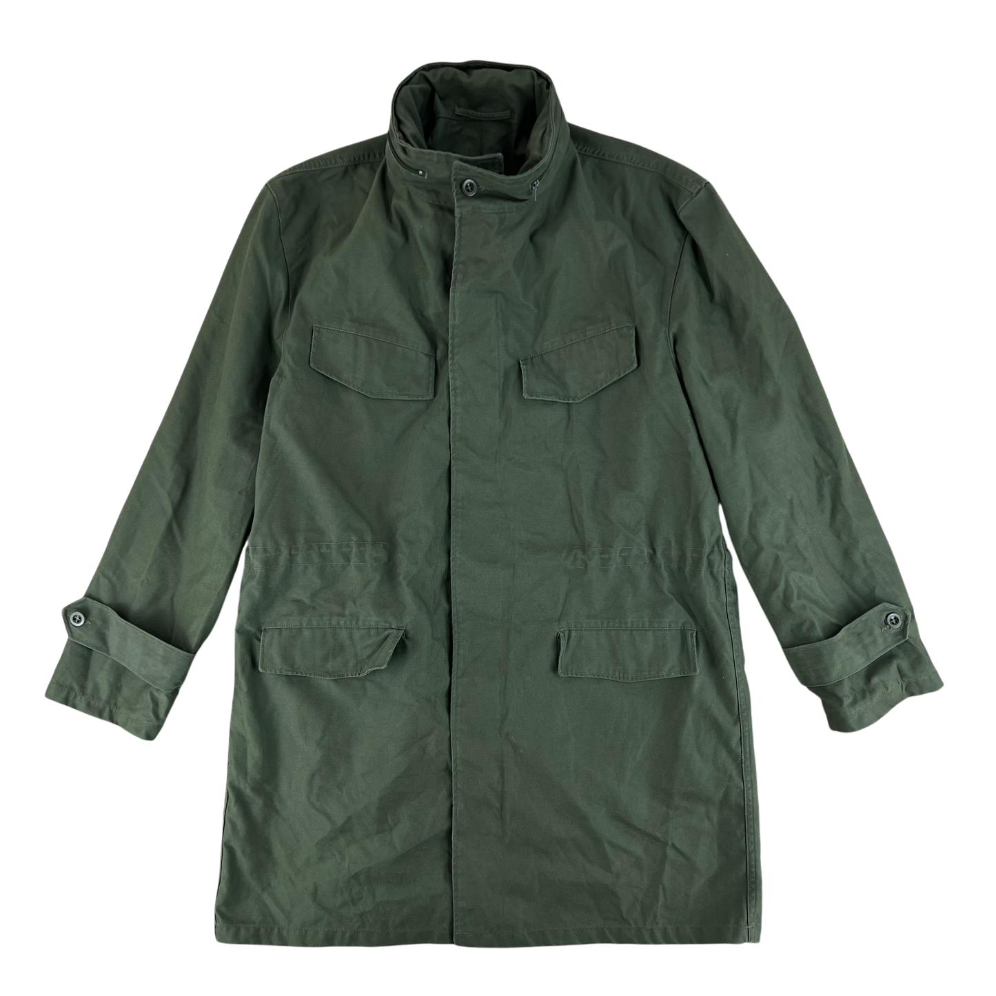 Belgian Army M88 Olive Green Coat - Large