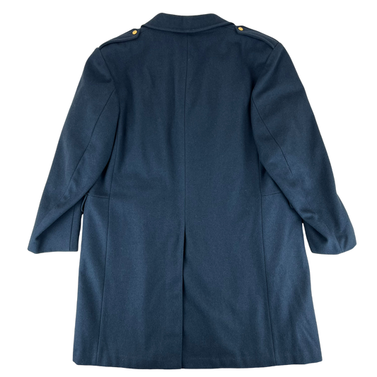 Swedish Air Force M60 Wool Dark Blue 3/4 Length Greatcoat - XX Large