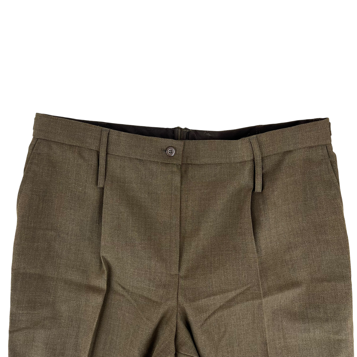 British Army No. 2 FAD Barracks Brown Women's Slacks Trousers - W38 L28.5