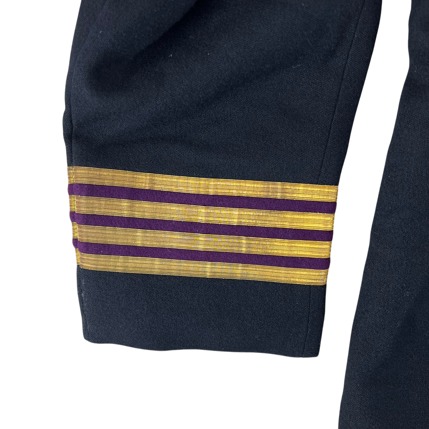 British Royal Navy 60s No. 1 Dress - Royal Fleet Auxiliary - Large