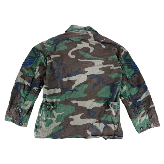 US Army M81 Woodland Camouflage BDU Combat Jacket - Medium / Small