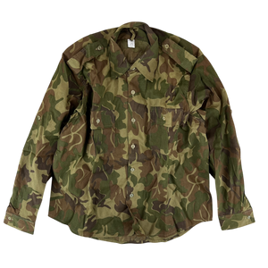 Romanian Army M1990 "Leaf" Camouflage Long Sleeve Shirt - Large