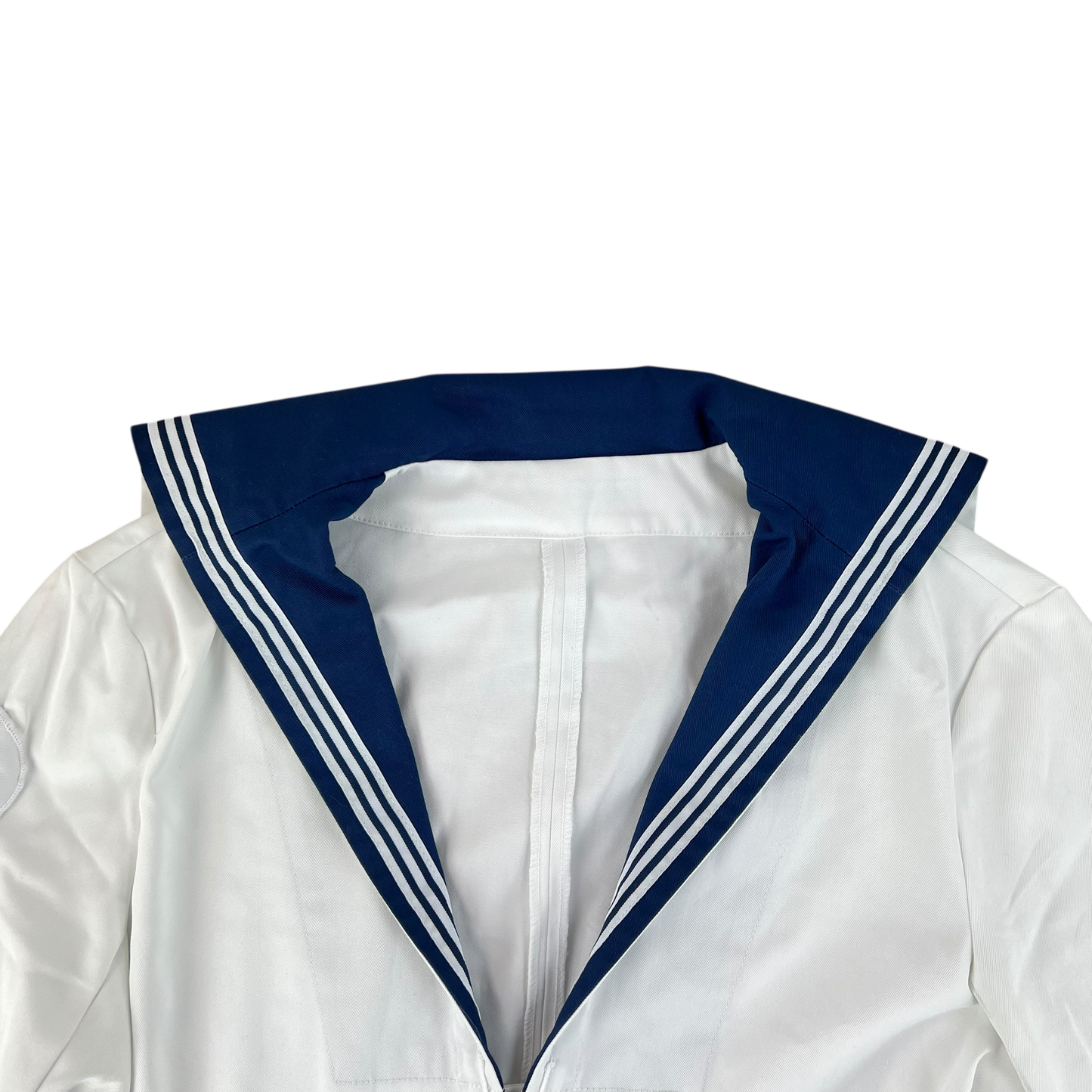 British Royal Navy Class II White Jumper Sailor's Top - Medium 182/100