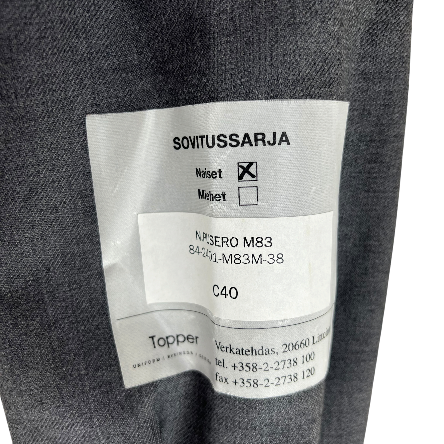 Finnish Army M83 Grey Ike Jacket - Medium