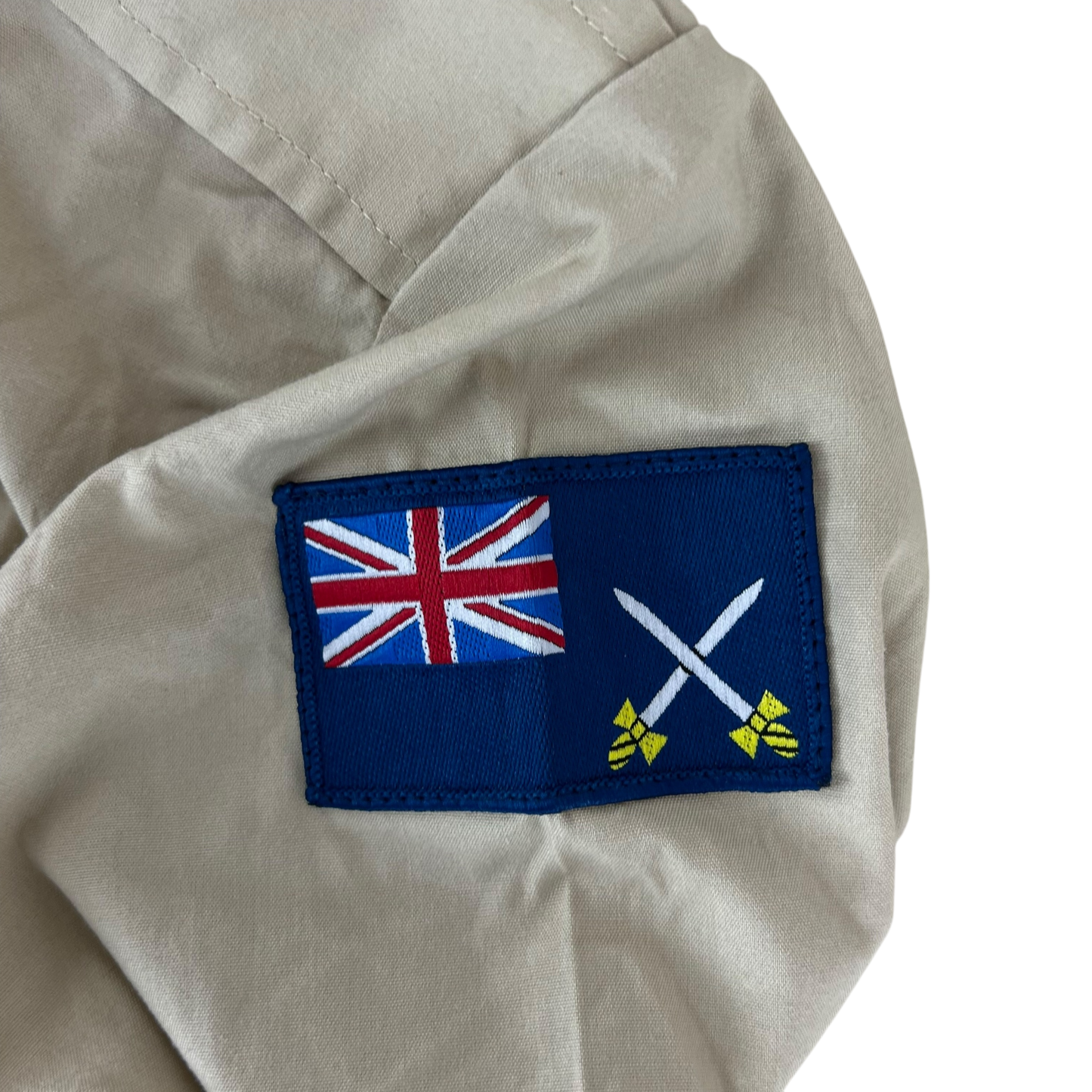 British Army Mens Fawn Shirt Long Sleeve - Medium 40 Collar
