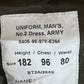 British Army 1980 Pattern No. 2 Olive Green Dress Jacket - RLC - Medium 182/96