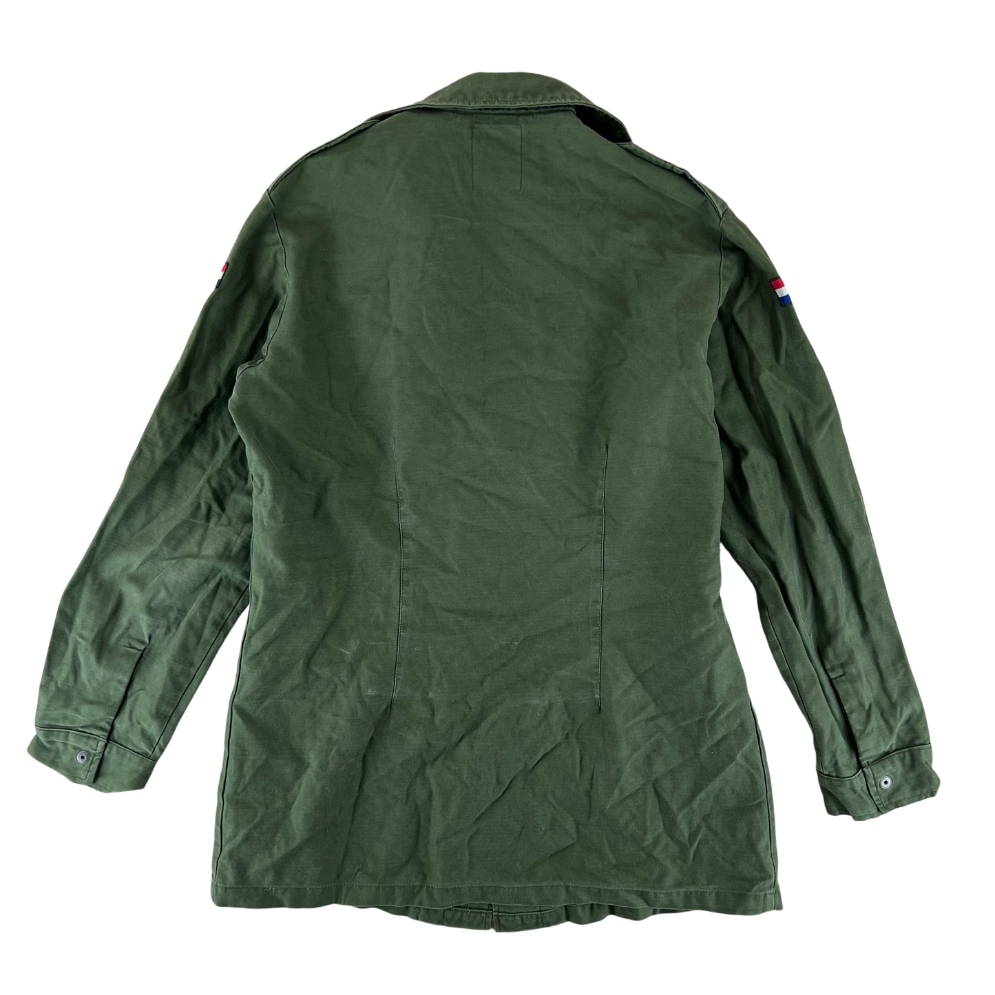 Dutch Army Field Shirt Jacket Green Long Sleeve - Medium