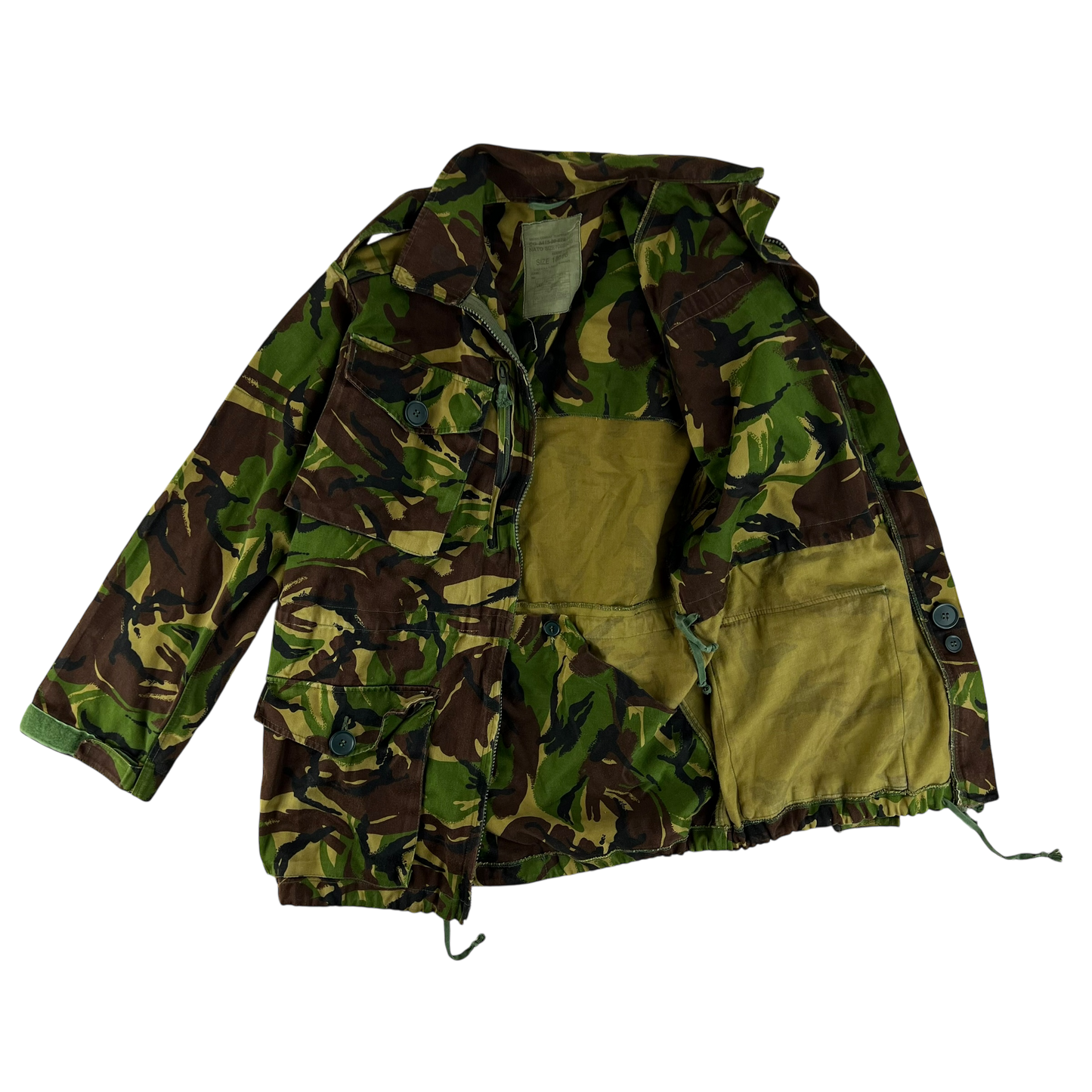 British Army 84 Pattern Woodland DPM Camo Combat Smock - Medium 180/96