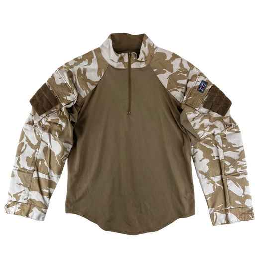 British Army Desert DPM Camouflage DDPM UBACS Padded Combat Shirt - Medium