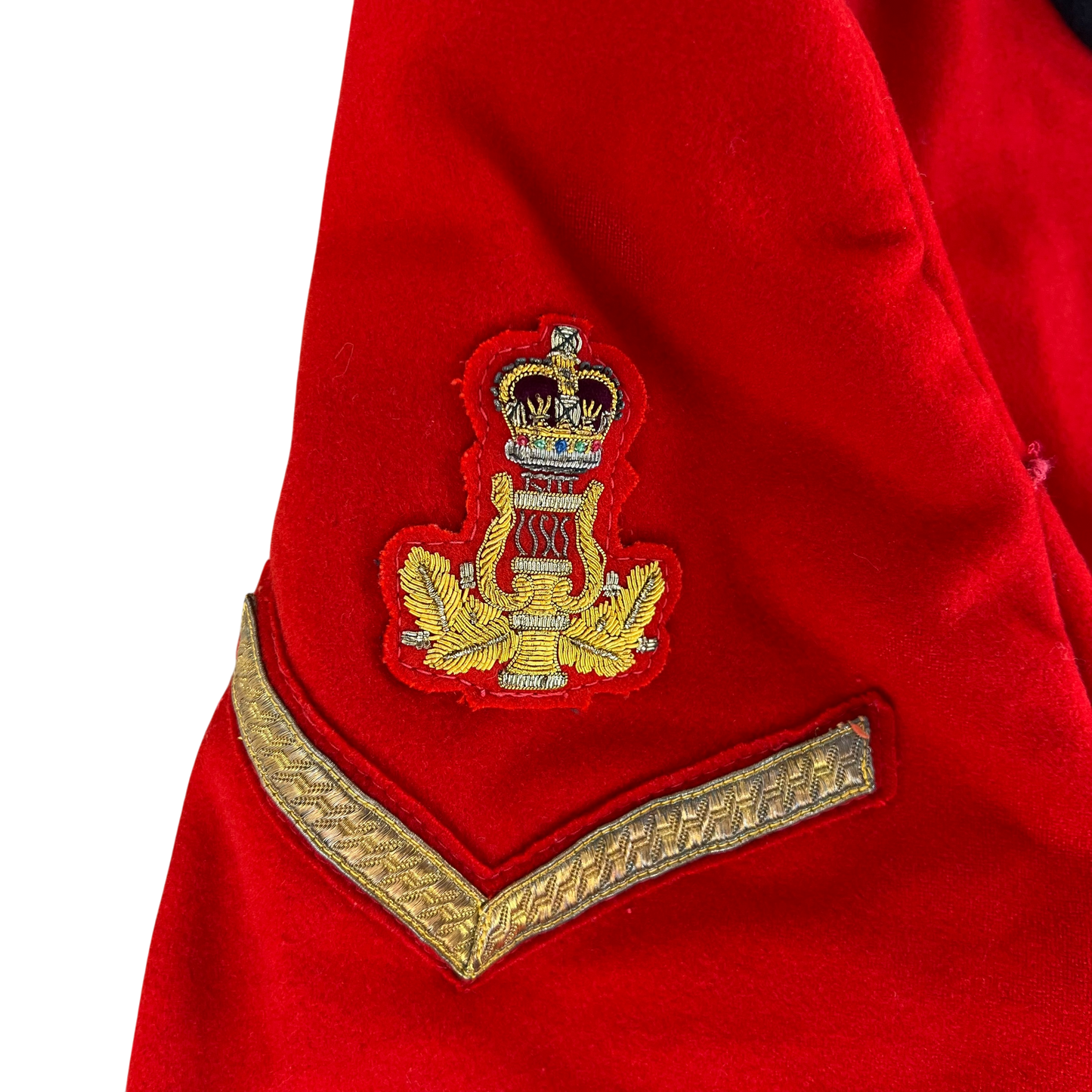 British Army Red Tunic Jacket - Queen's Division Minden Band - Large