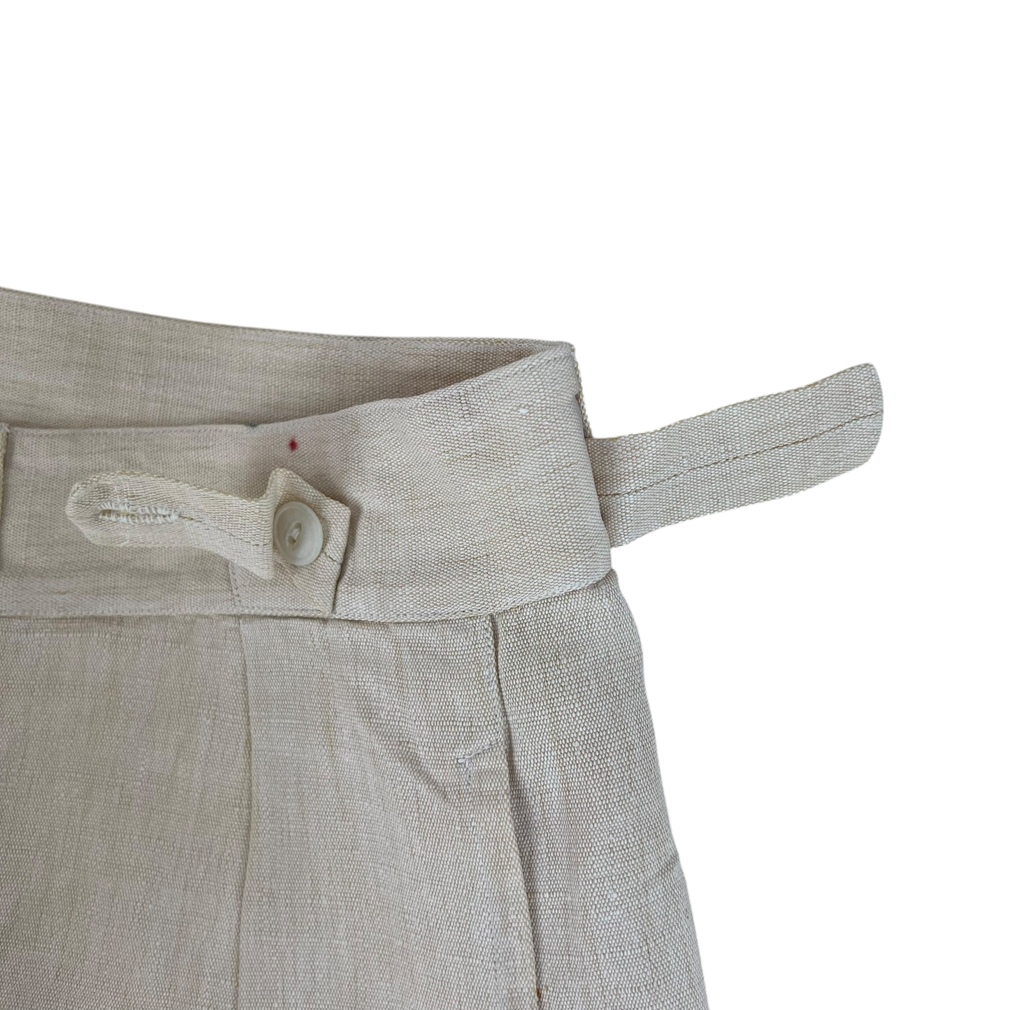 British Merchant Navy 50s Tropical Cream Trousers - W36 L31