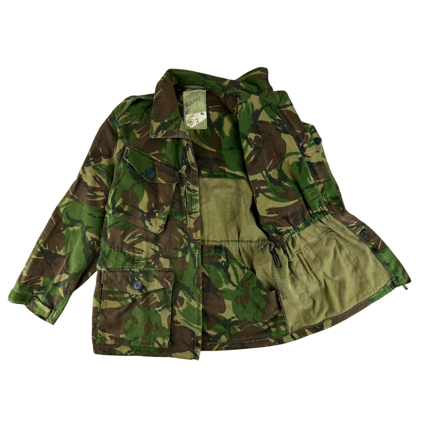 British Army 84 Pattern Woodland DPM Camo Combat Smock - Large 170/104