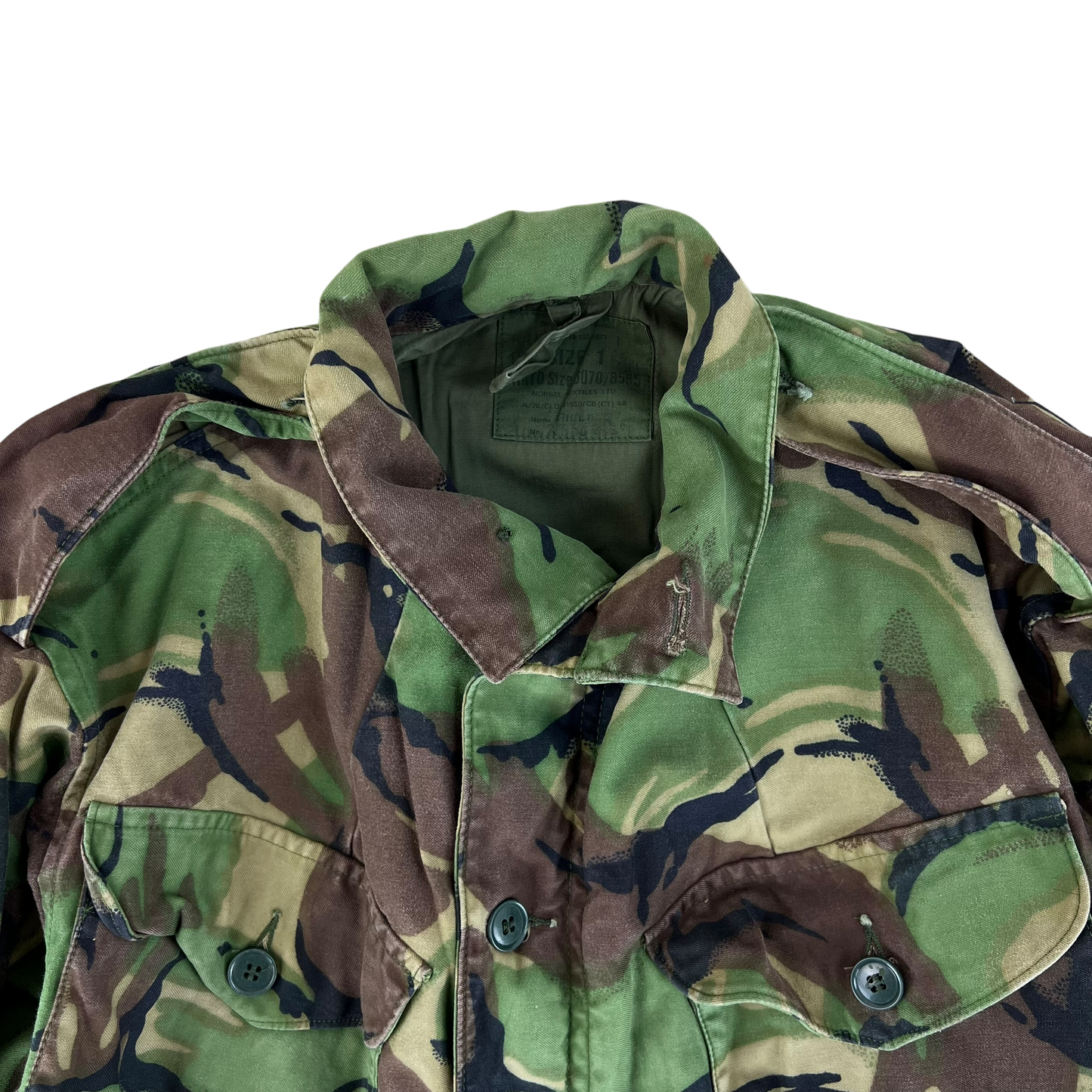 British Army 68 Pattern DPM Camouflage Combat Smock - Medium SIZE 1