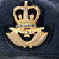 British RAF Beret w/ Officer's Badge - Medium