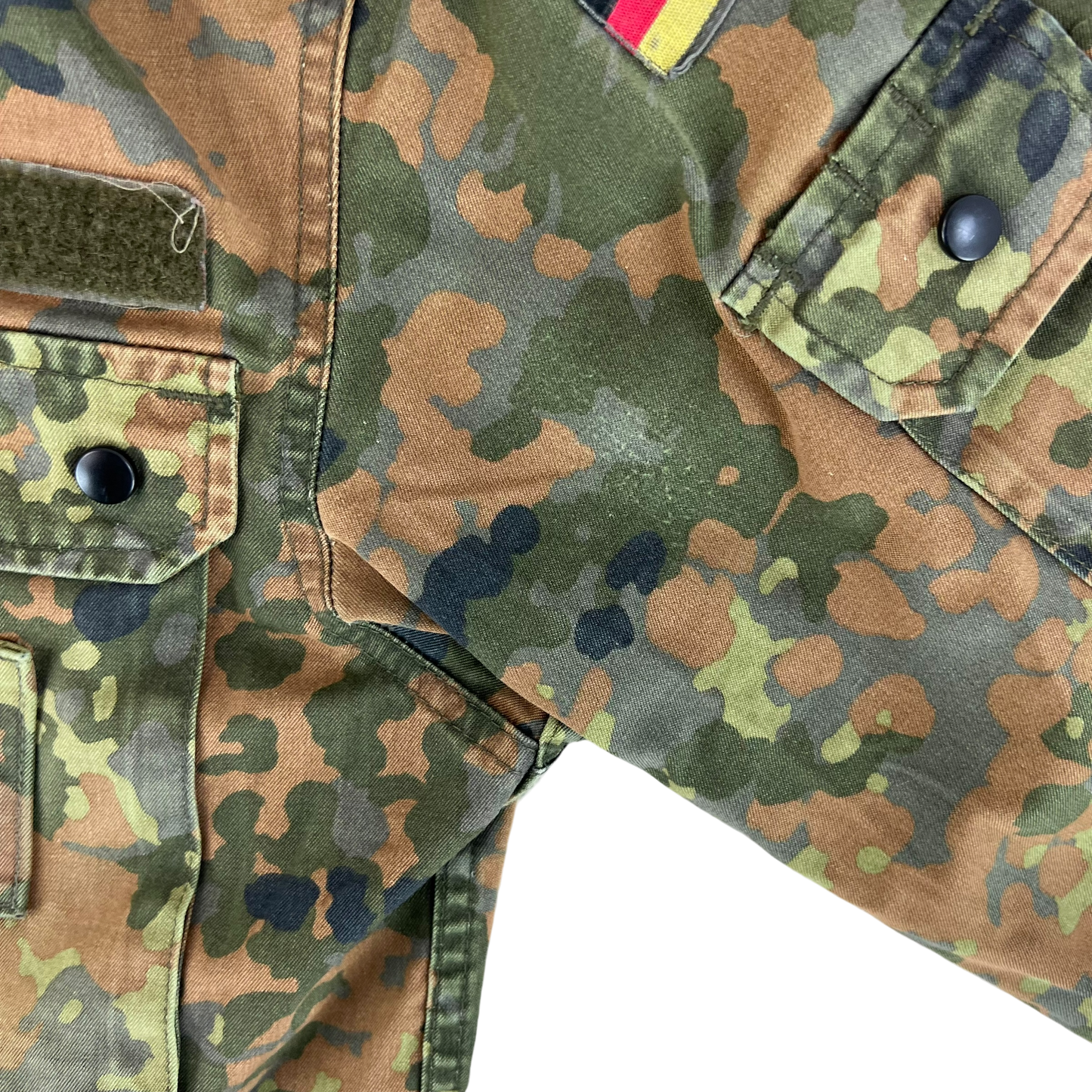 German Army Flecktarn Camouflage Long Sleeve Field Shirt - Medium GrNr 6