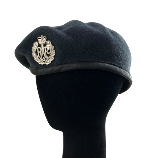 British RAF Beret w/ Badge - Medium 58cm
