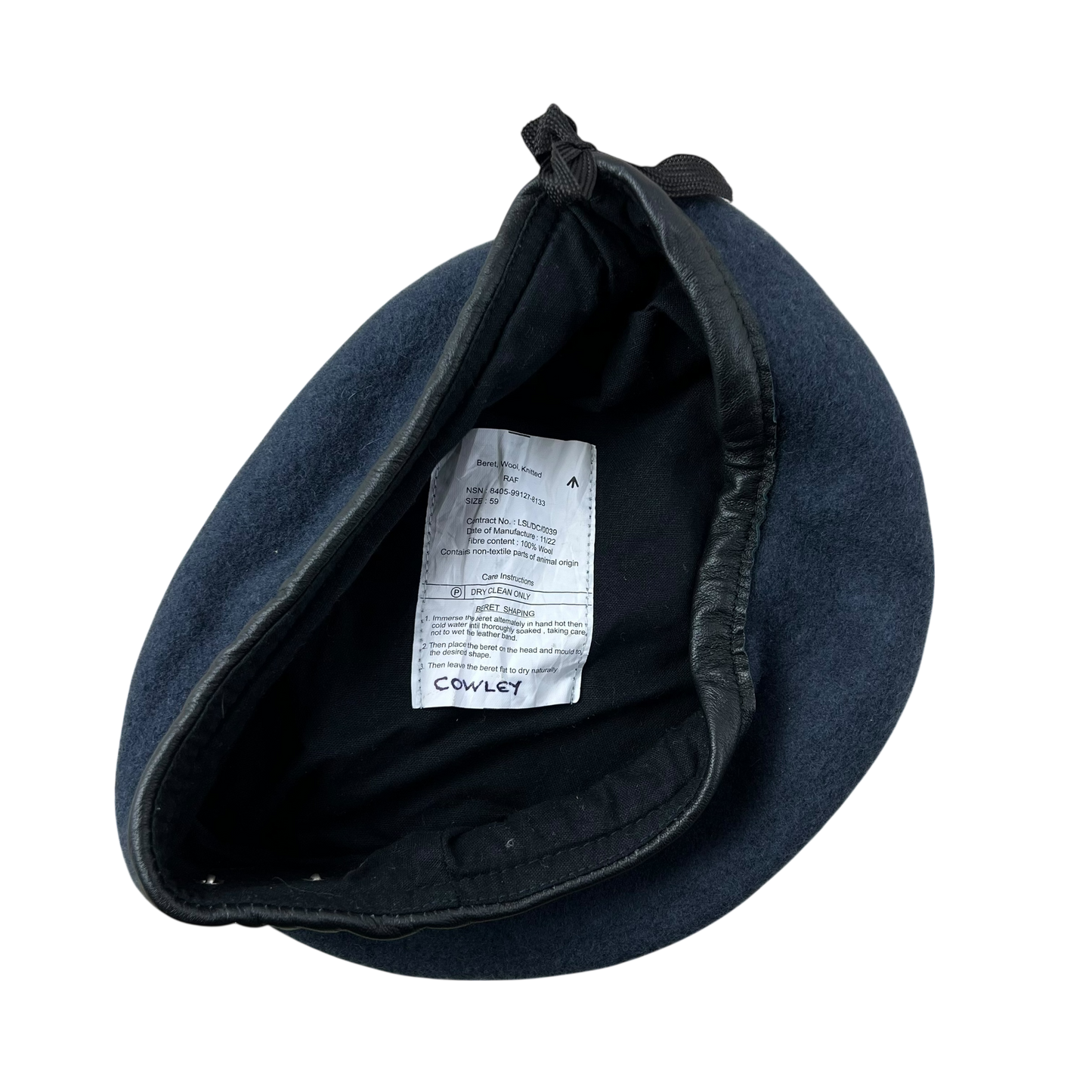 British RAF Beret w/ Badge - Air Training Corps - Large 59cm