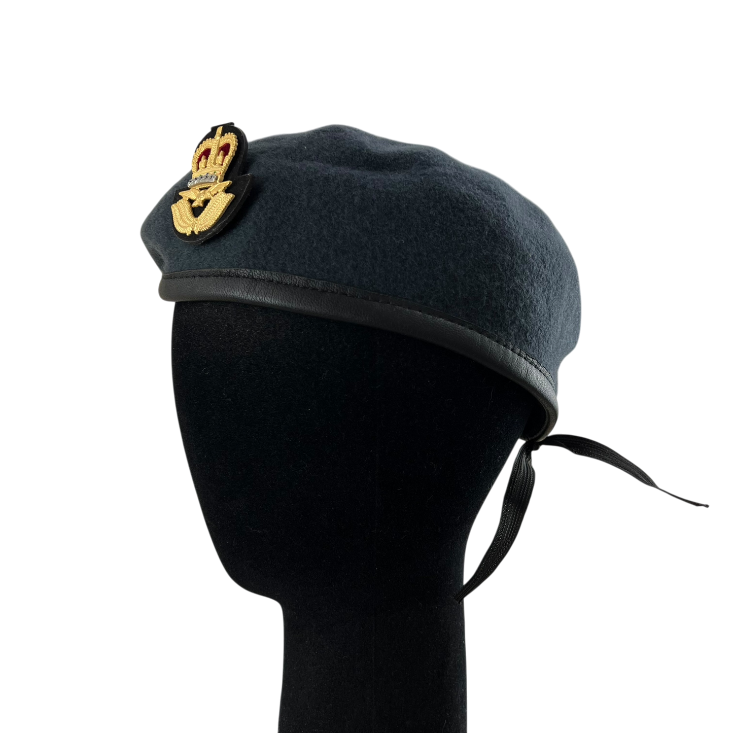 British RAF Beret w/ Officer's Badge - X Small 53cm