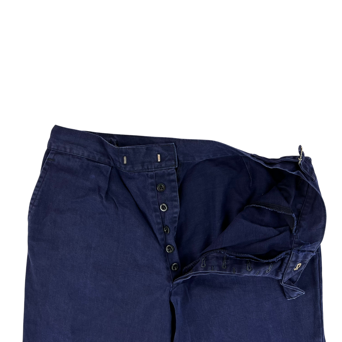 British Royal Navy Cotton Working Dress Trousers - W33 L30